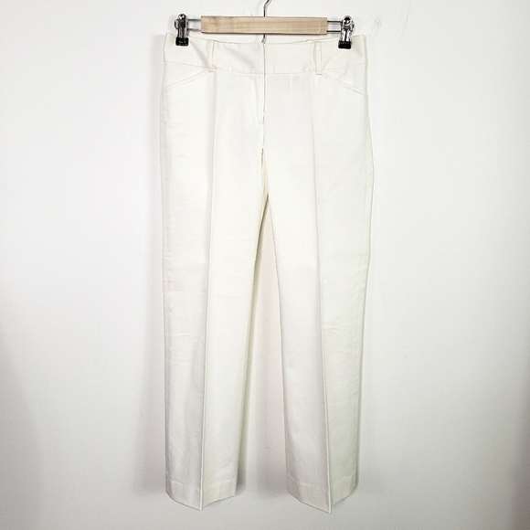 Michael Kors white bootcut chino twill pants - Picture 1 of 8